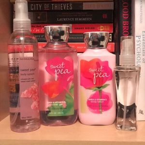 Sweet Pea Bath & Body Works Set